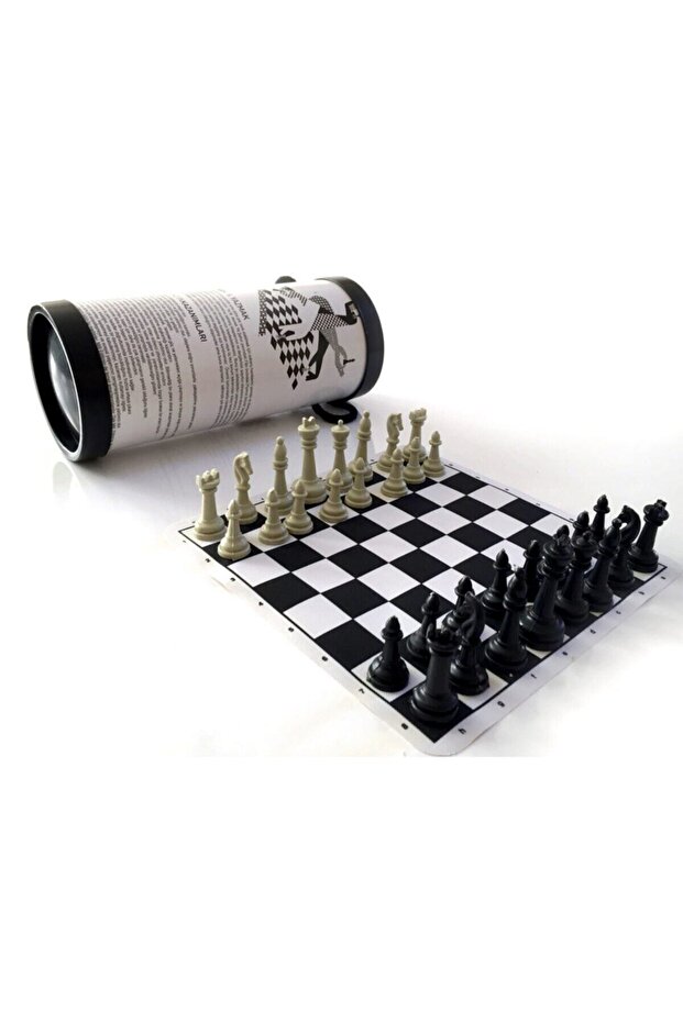 Partioyunevi School Roll Chess And Checkers Set