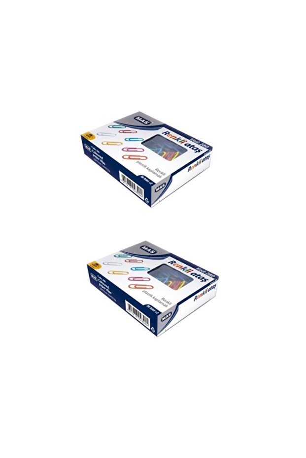 280 Pls Colorful Paperclip (Pvc Coated) 28 Mm 2 Pieces