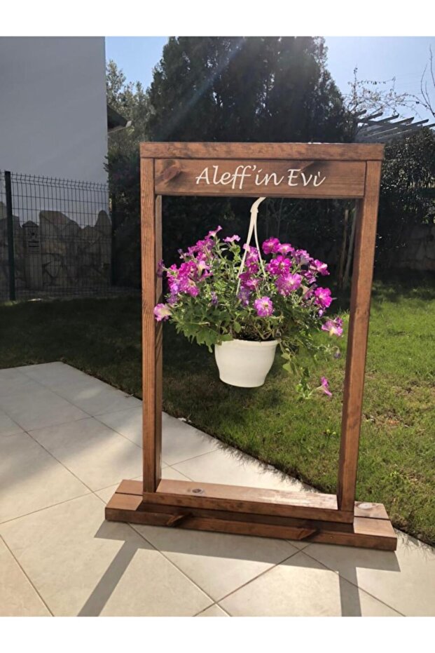 Ahşap Çiçeklik - 1