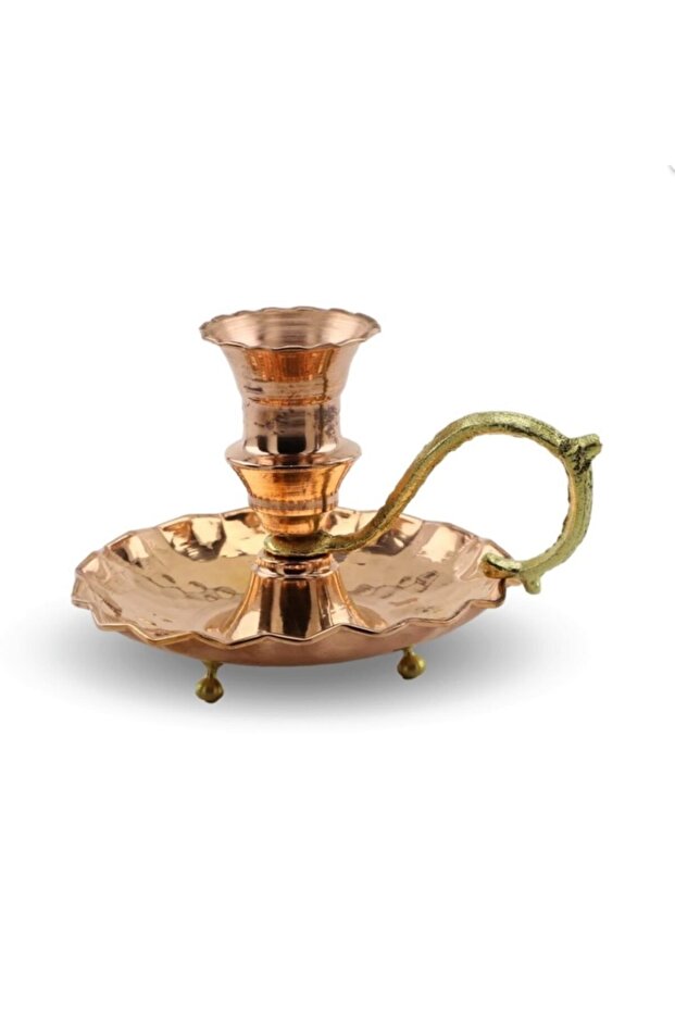 Bakır Şamdan Mumluk Şinanay - 1