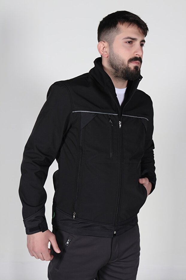 Erkek Softshell Mont - 3