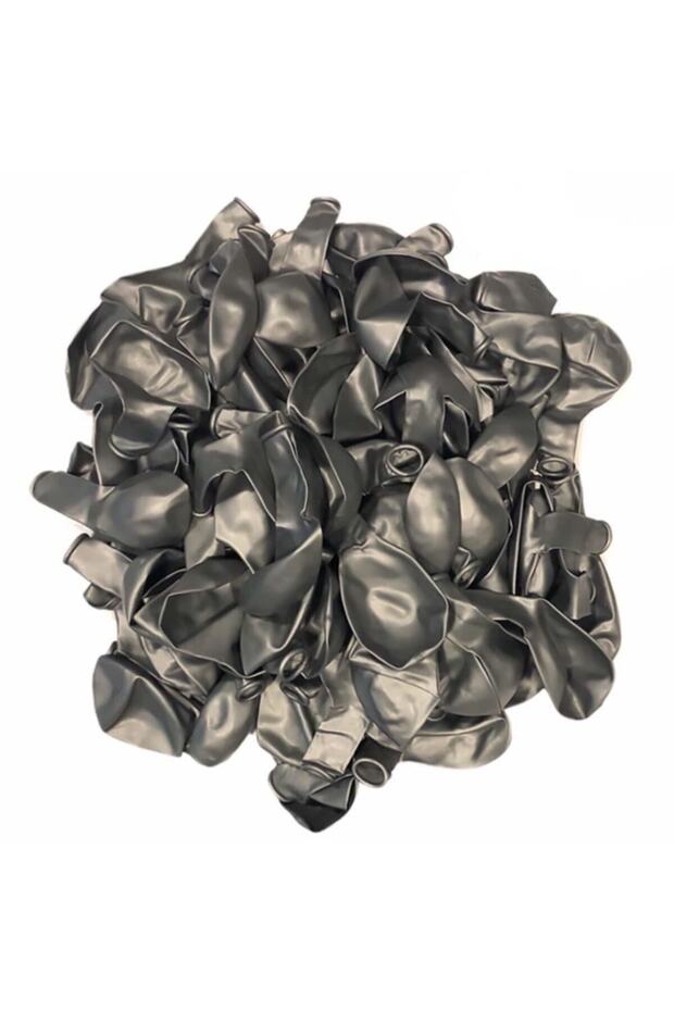 12 Inch Metallic Silver Balloon 10 Pieces