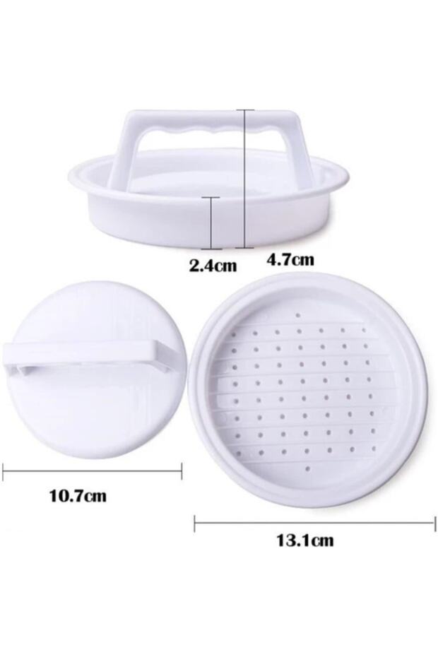 Hamburger Yapma Aparatı- Hamburger Pres Ve Köfte Kalıbı - 5
