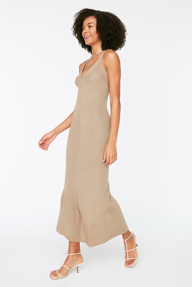 Nerz MaxiTrikot Basic Kleid TWOSS20EL1574 - 2