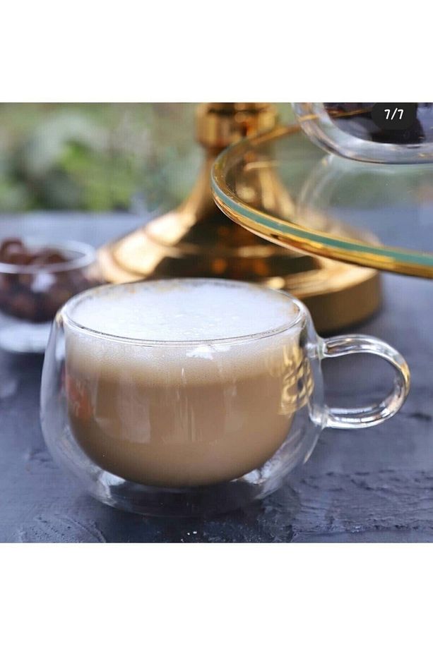 Yeni Tasarım Çift Cidarlı Bardak 200 Ml - 2