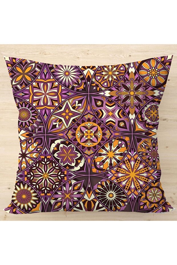 غطاء وسادة رمي ذو وجهين بتصميم أصلي مخصص مقاس 43 × 43