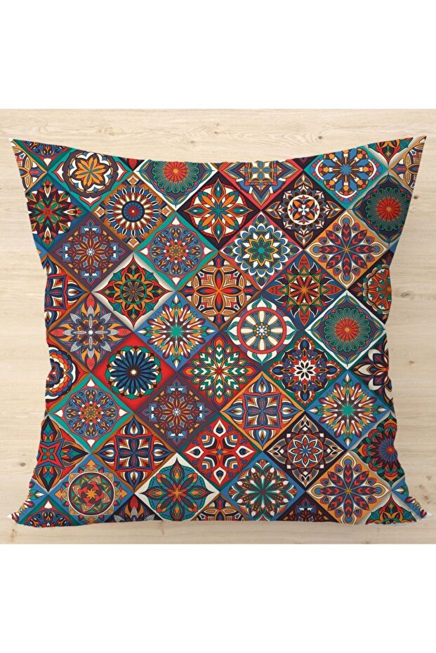 غطاء وسادة رمي ذو وجهين بتصميم أصلي مخصص مقاس 43 × 43