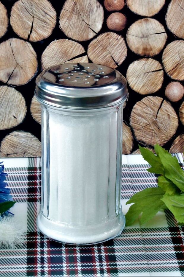 Glass Powder Sugar Bowl - Spice Bowl