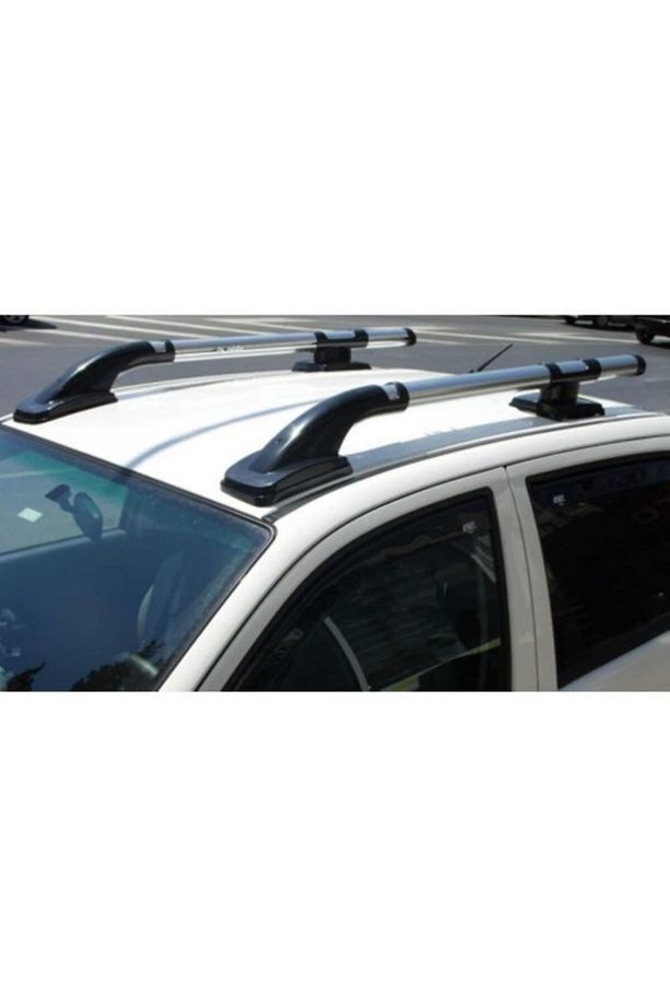 Isuzu Dmax 2012-2016 Uyumlu Ara Atkısız Tavan Çıtası Port Bagaj Nikel - 3