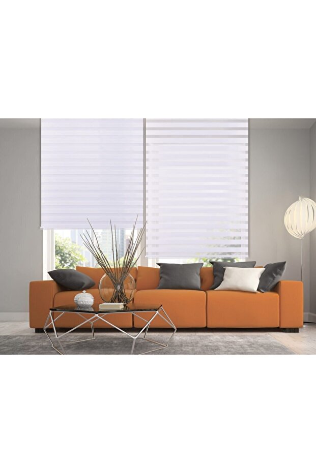 Beyaz Zebra Perde - 1