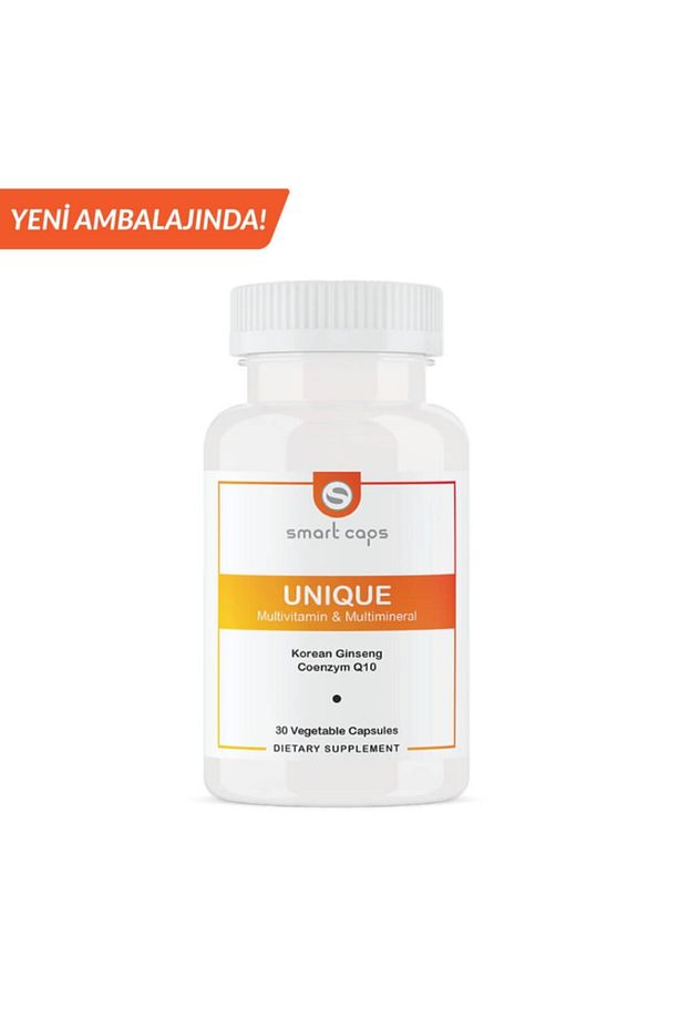 Unique Multivitamin & Multimineral Ginseng, Q10 / 30 Kapsül - 1