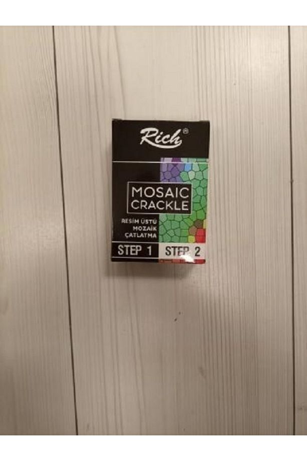Mosaic Crackle Resim Üstü Mozaik Çatlatma Step1/step2 60cc*2 - 1