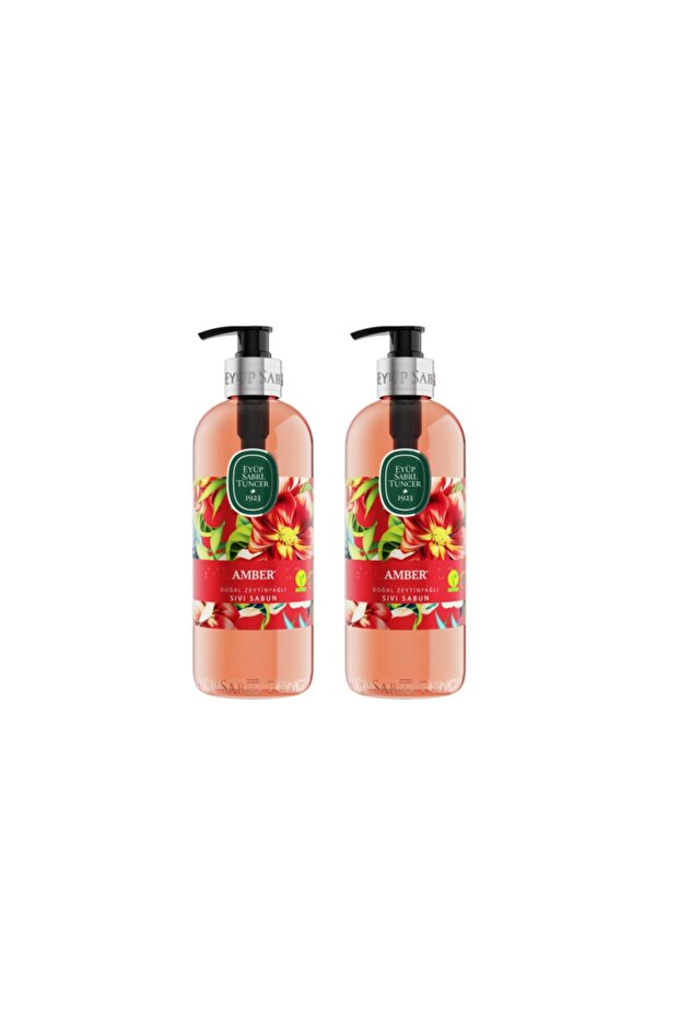 Tuncer Amber Natural Olive Oil Liquid Soap 2 Pieces 500 Ml