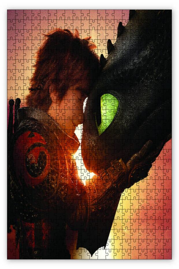 Ejderhanı Nasıl Eğitirsin 3 255 Parça Puzzle Yapboz Mdf (ahşap) - 1