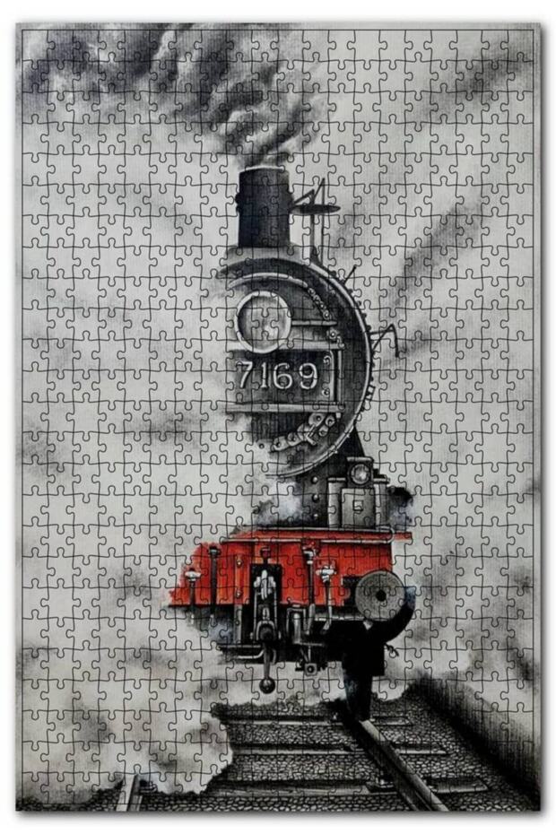 Cakasepetim between Steam and Smoke Carathren 1000 Piece Puzzle Jigsaw Puzzle Mdf (Wood)