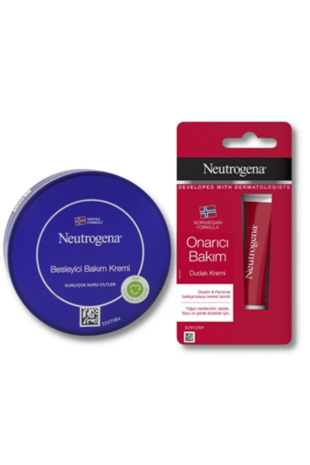 Norwegian Formula Nourishing Care Cream 200 ml + Repairing Care Lip Moisturizer 15 ml