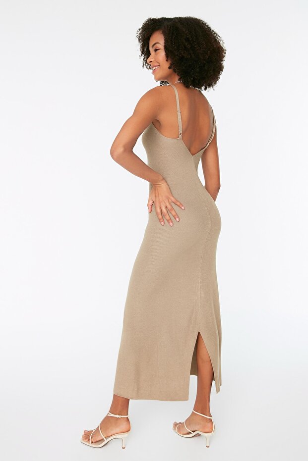 Nerz MaxiTrikot Basic Kleid TWOSS20EL1574 - 3