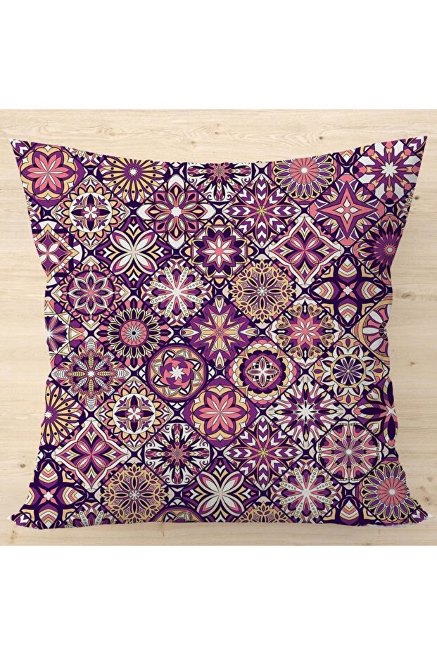 غطاء وسادة رمي ذو وجهين بتصميم أصلي مخصص مقاس 43 × 43