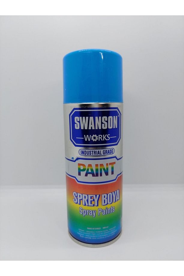 Swanson Works Mavi Renk Sprey Boya 400 Ml - 2