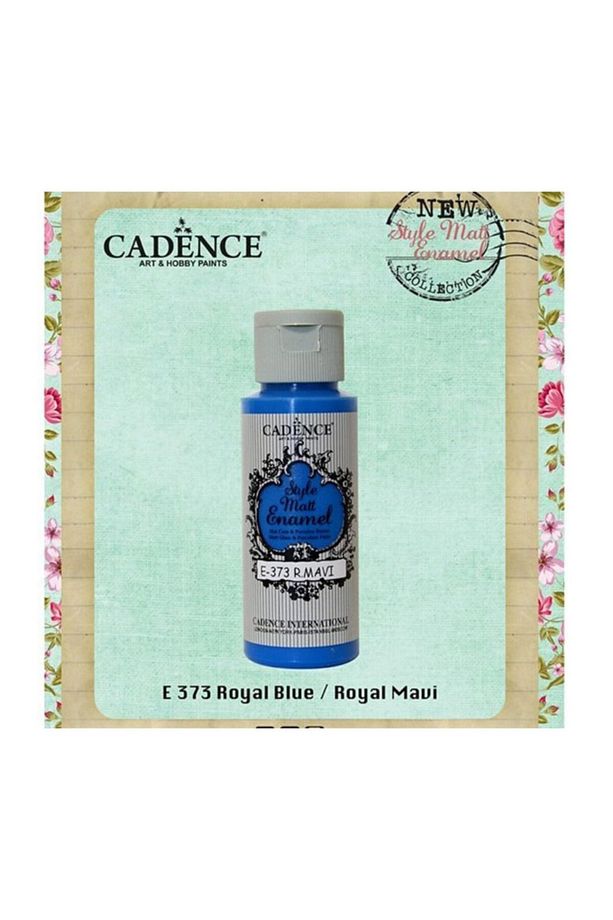 E-373 Style Matt Enamel Cam & Porselen Boyası 59 Ml. E-373 Royal Mavi - 1