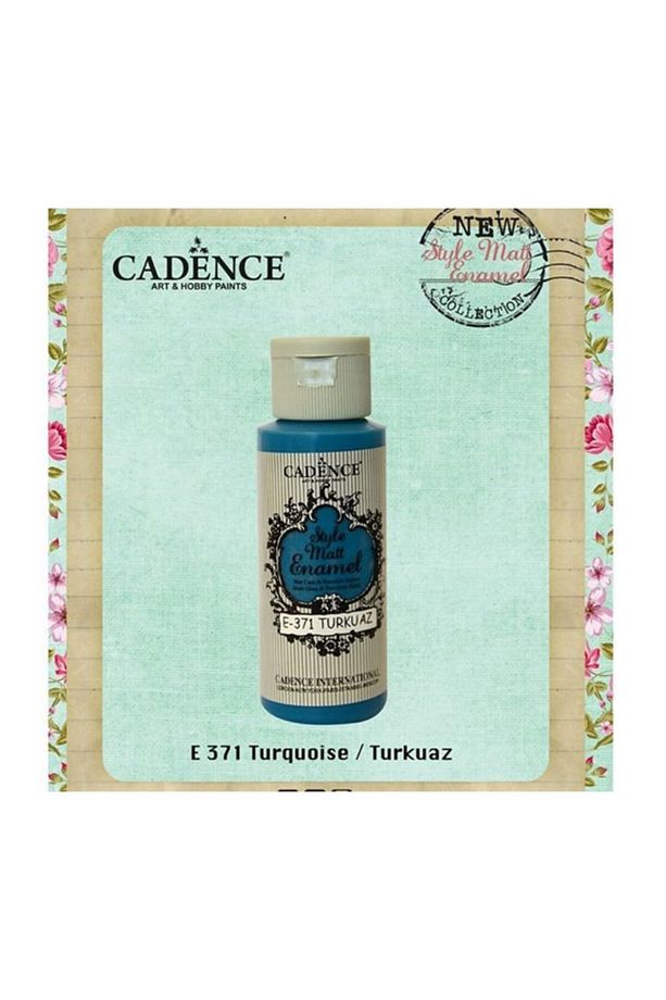 E-371 Style Matt Enamel Cam & Porselen Boyası 59 Ml. E-371 Turkuaz - 1