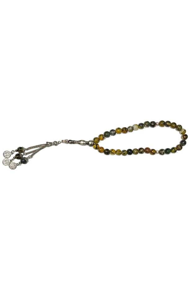 Healing Smoky Green Agate Rosary