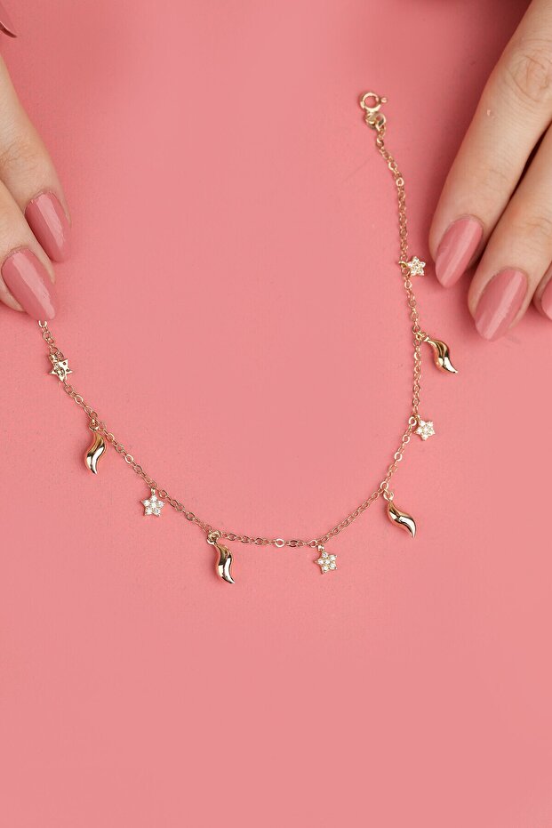 14 Ayar Altın Halhal - 2