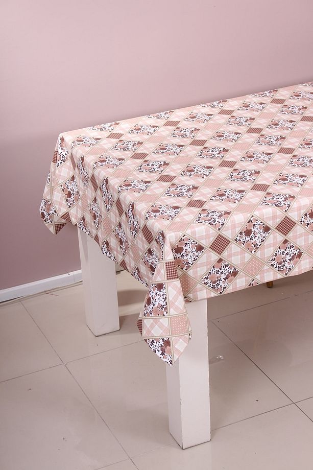 Leke Tutmayan Mutfak Bahçe Masa Örtüsü Şık Tasarım Dijital Baskı 150x210 Cm Duck Keten - 3