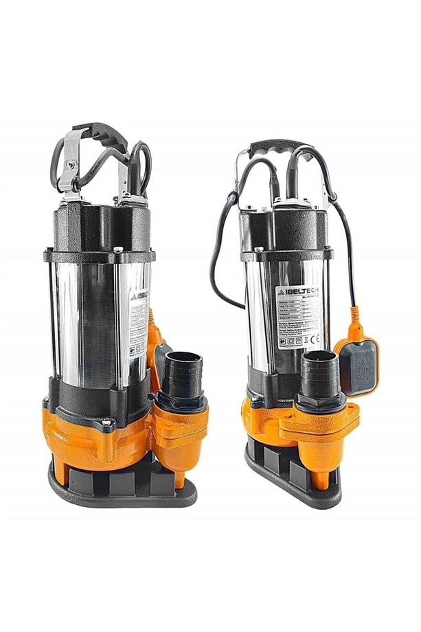 Foseptik Dalgıç Pompa Kirli Su Dalgıç Pompa 750w 10 Mt V750f 2 Inç 1 Hp Ibeltech V750f - 1