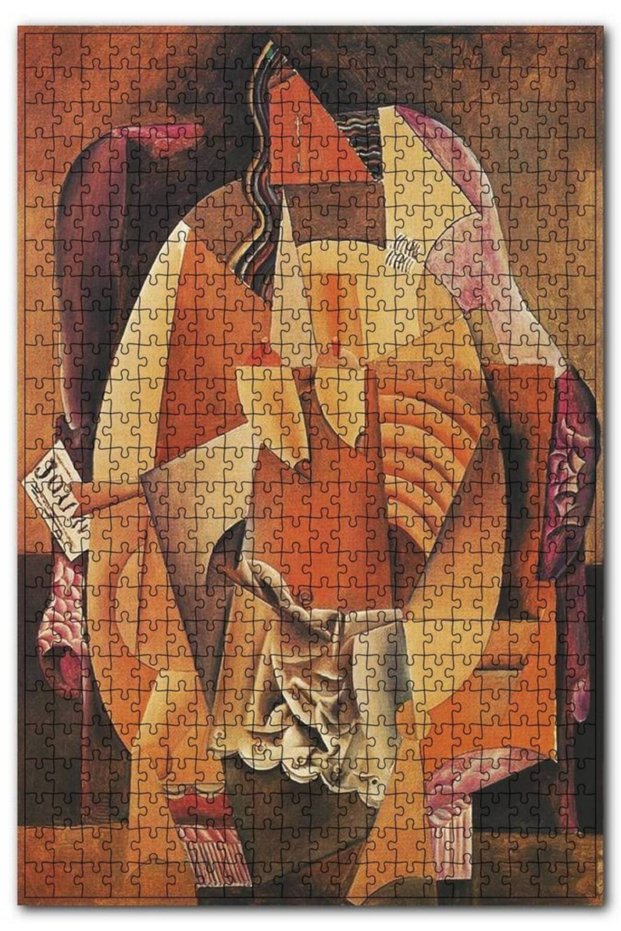 Woman In An Armchair 1913 By Pablo Picasso 500 Piece Puzzle Jigsaw Puzzle Mdf (wood)