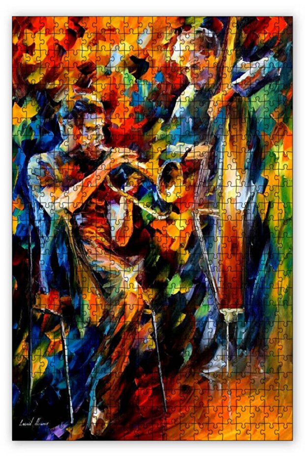 Players Oil Painting 255 Piece Puzzle Jigsaw Puzzle Mdf (wood)