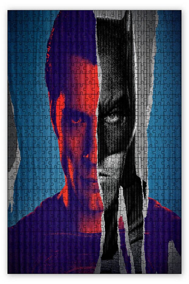 Batman And Superman One-Piece 500 Piece Puzzle Jigsaw Puzzle Mdf (Wooden)