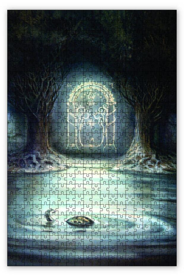 Lord of the Rings Talisman Door 1000 Piece Puzzle Jigsaw Puzzle Mdf (wood)