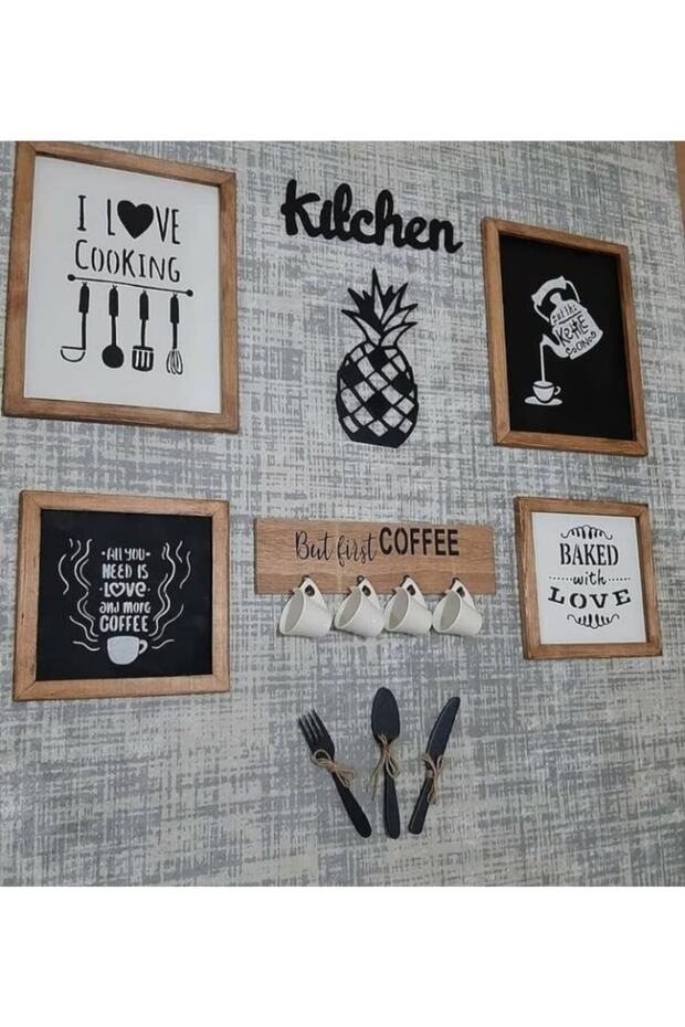 Ahşap Mutfak Dekor - 1