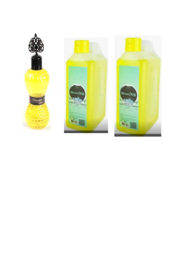 Meram Çiçeği Kolonya 3 Lü Set ( 400 ml Pet Şişe 1 Adet 2 Adet 900 ml Bidon ) - 1