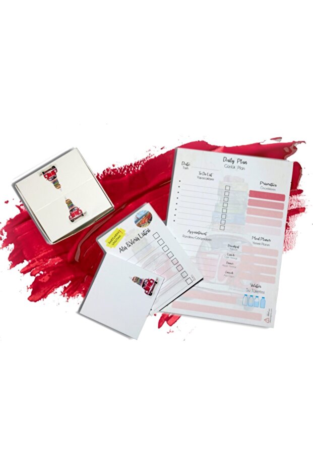 Vosvos Patterned Note Papers Set - 1