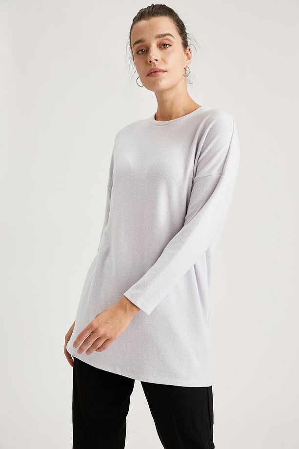 Basic Relax Fit Örme Tunik - 2