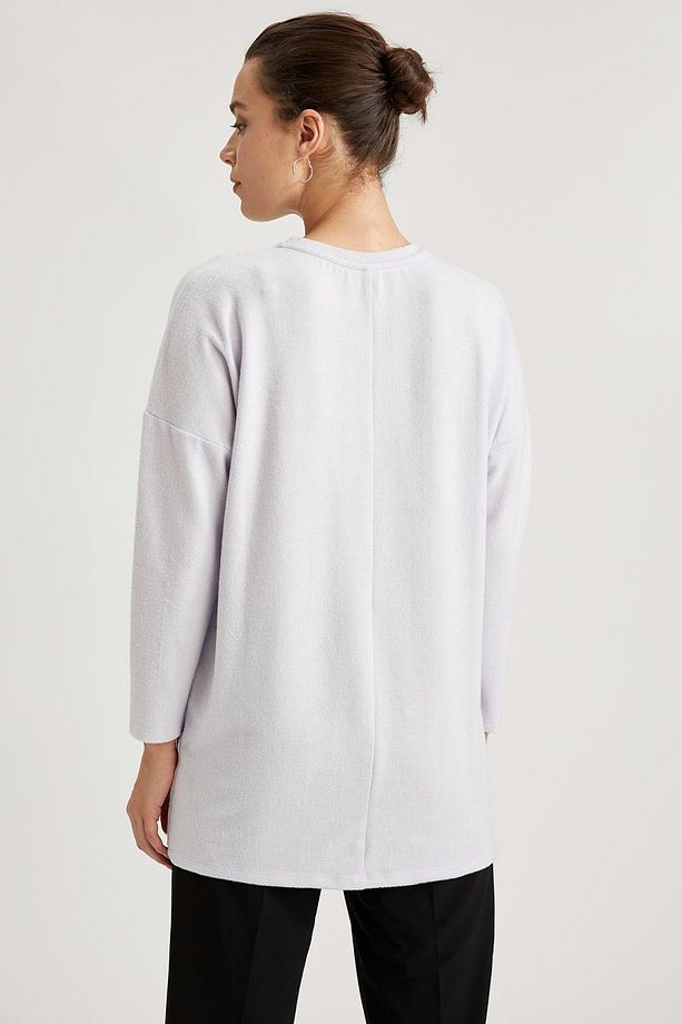 Basic Relax Fit Örme Tunik - 8