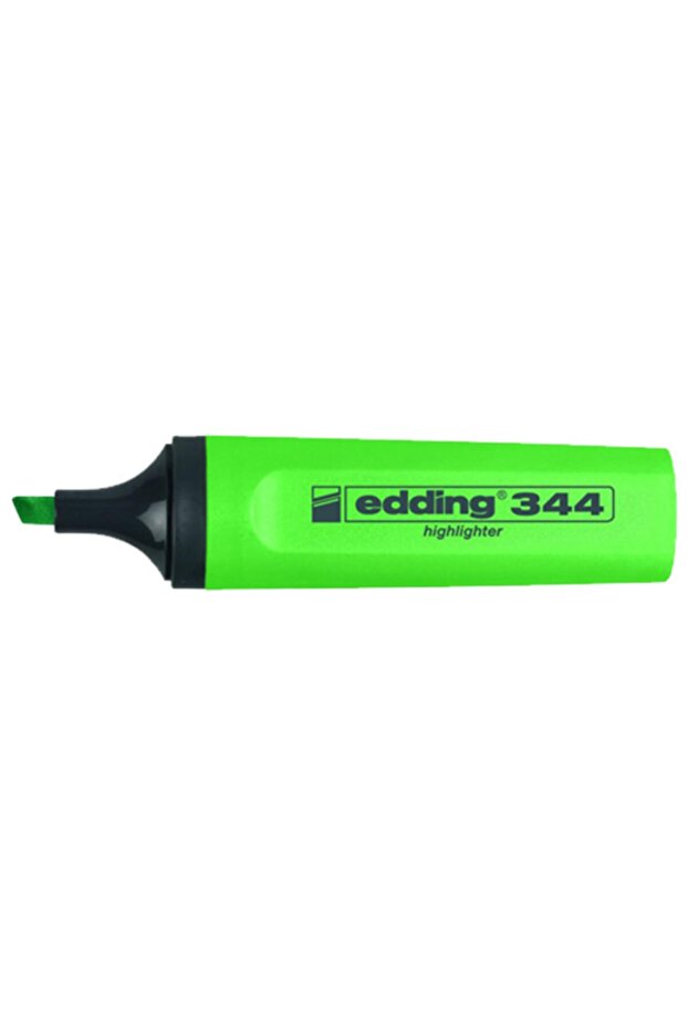 E-344 Highlighter Green 10 Pieces Ed34411 (1 Pack 10 Pieces)