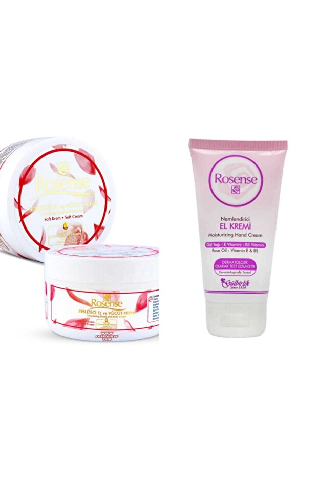 Rose Nourishing and Body Cream - 250Ml+20Ml Gift
