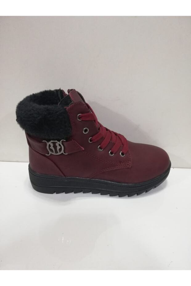 Kız Çoçuk Bordo Bot - 1