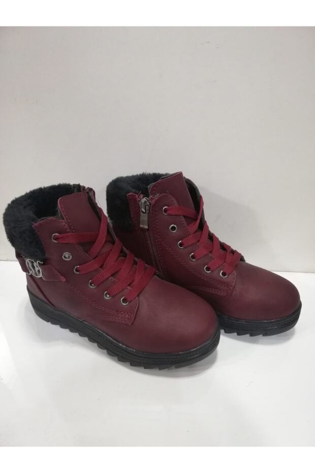 Kız Çoçuk Bordo Bot - 2