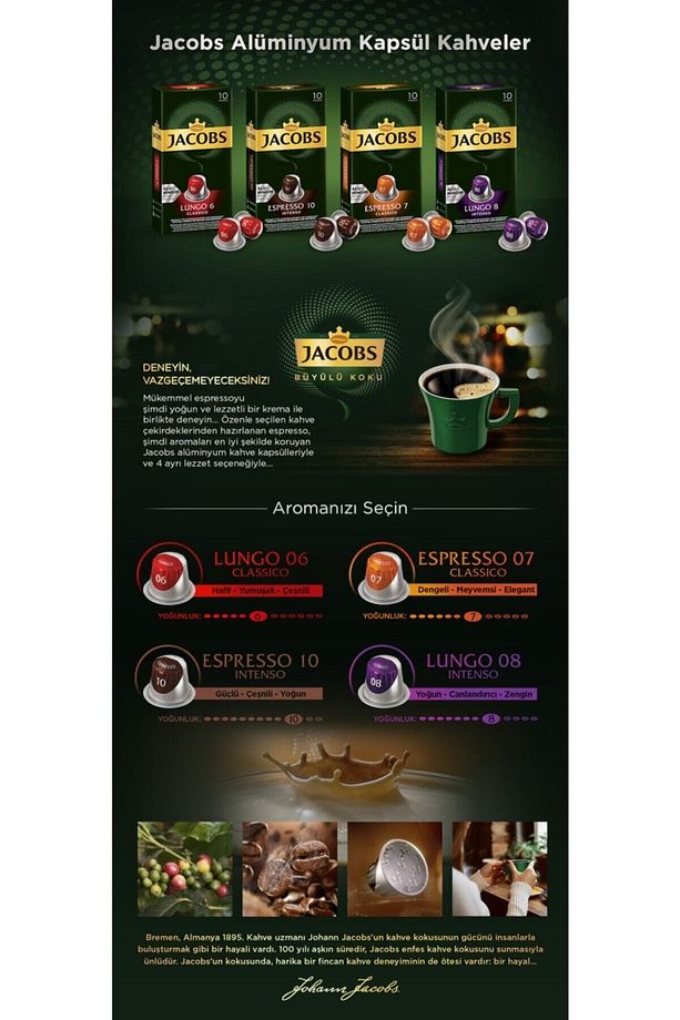 Lungo 6 Classico Kapsül Kahve 10 X 10 Paket 100 Adet Nespresso Uyumlu - 3
