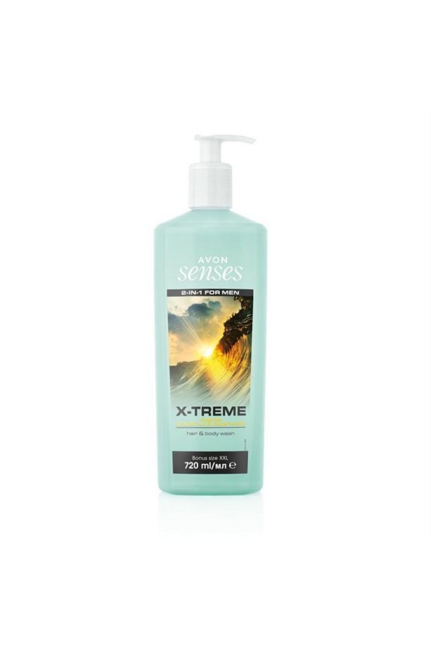 Erkekler Için Greyfurt Ve Sedir Ağacı Kokulu X-treme 2si 1 Arada Saç&vücut Şampuanı 720 Ml - 1