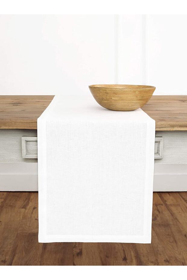 White Color Stain Resistant Runner 50x180
