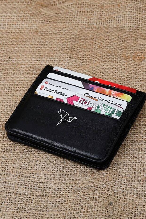 Black Argenta Genuine Leather Card Holder Wallet