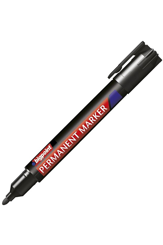 علامة دائمة ذات نهاية مستديرة باللون الأسود - 1