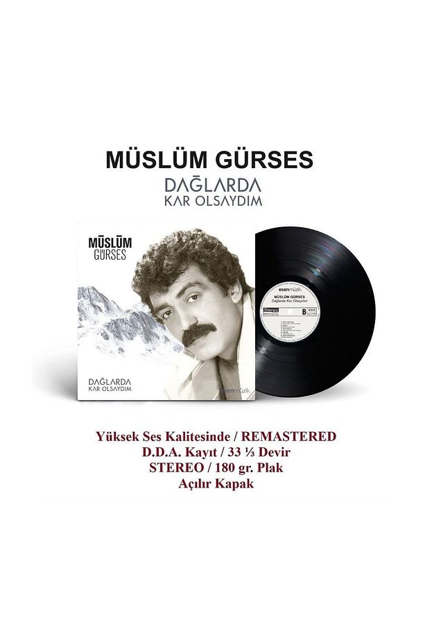 Müslüm Gürses Dağlarda Kar Olsaydım 33 Lp - 1