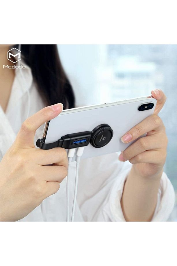Ca-6290 4in1 Ses Adaptörü, Halka Braketi,çift Lightning Ses Adaptörü 2.4a - 3
