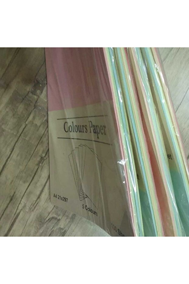 Colored A4 Paper 100 Pcs - 4